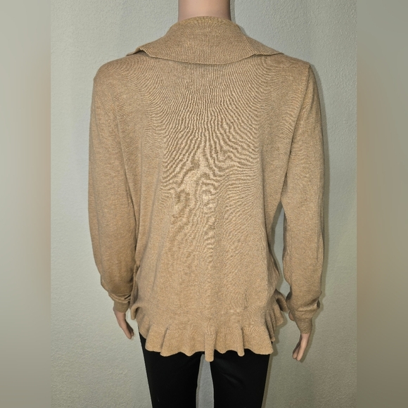 Loft Women's Beige Open Front Cardigan Sweater Size Small - Picture 6 of 6